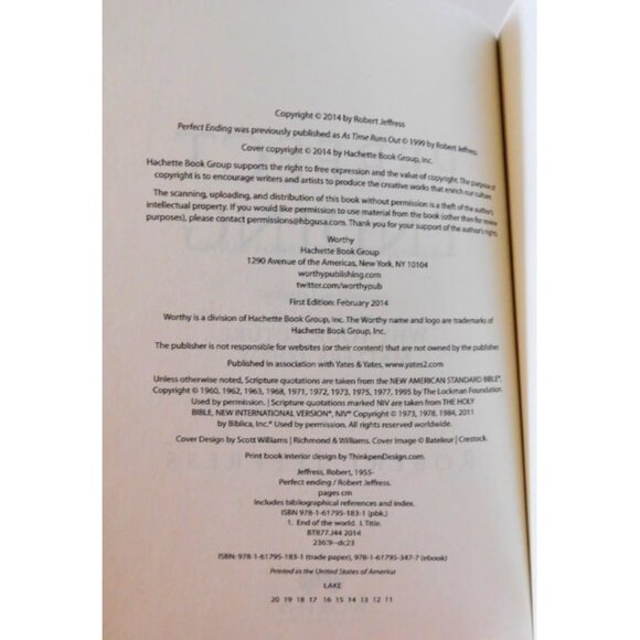 Perfect Ending by Dr Robert Jeffress Pathway to Victory Trade PB - Picture 3 of 4